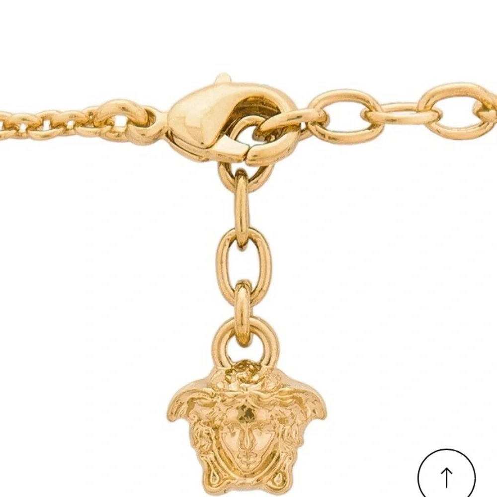 Versace Gold Medusa Ankle Bracelet